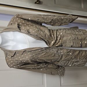 Magnolia Pearl Tan Polka Dot Jacket